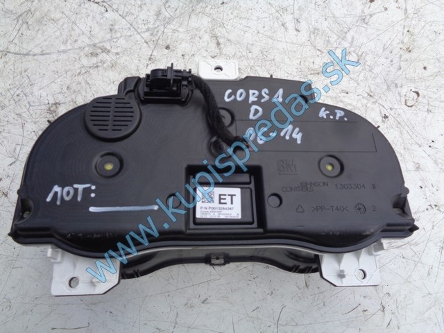 tachometer na opel corsu D 1,4 16V, 0013264267